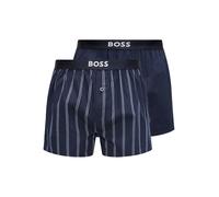 BOSS Boxers bleu marine / blanc, Taille XXL