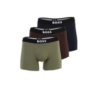 BOSS Boxers bleu marine / marron / olive / blanc, Taille XL