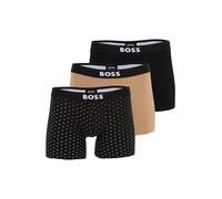 BOSS Boxers 'BoxerBr3P' beige / noir / blanc, Taille XL