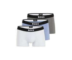 BOSS Boxers 'David Beckham' bleu clair / taupe / noir / blanc cassé, Taille L