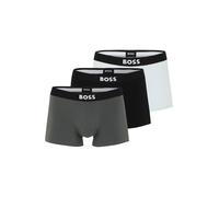 BOSS Boxers 'David Beckham' gris foncé / noir / blanc, Taille M