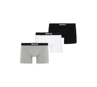 BOSS Hommes BoxerBr 3P One Lot de Trois Boxers Longs en Coton Stretch