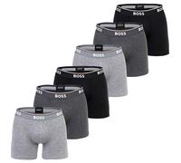 BOSS Boxers gris / gris chiné / noir, Taille L