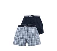 Hugo Boss Boxers Nos EW – Lot de 2, bleu foncé, taille S Homme