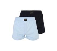 BOSS Boxers 'Peach' bleu clair / bleu foncé, Taille XXL