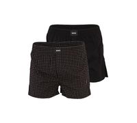 BOSS Boxers 'Peach' brocart / noir / blanc, Taille S