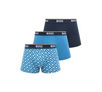 BOSS Boxers 'Power' bleu / bleu marine / bleu clair / blanc, Taille M