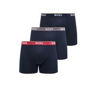 BOSS Boxers 'Power' bleu marine / gris foncé / rouge / blanc, Taille L