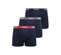 BOSS Boxers 'Power' bleu marine / gris foncé / rouge / blanc, Taille S