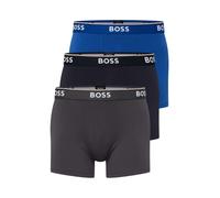 BOSS Boxers 'Power' indigo / bleu nuit / gris foncé / blanc, Taille S