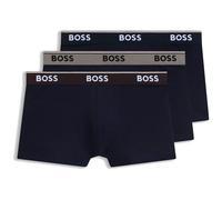 BOSS Lot de trois boxers courts en coton stretch - Style Trunk 3P Power, 50554693 Noir XL