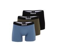 BOSS Boxers saphir / taupe / noir, Taille L