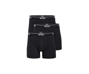 Boss Boxershorts aus Baumwolle, 3er-Pack Boxeur ajusté, Noir Nuit, L (Lot de 3) Hommes