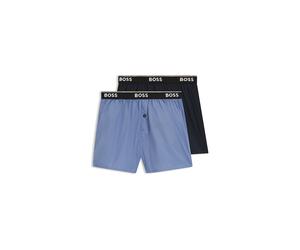 BOSS Boxershorts, lot de 2, bleu clair/bleu pastel bleu | L