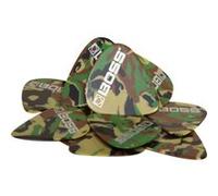 BOSS - BPK-12-CT - Pack de 12 médiators Pick Thin Celluloïd - Camouflage G