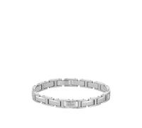 BOSS Bracelet à maillons en H argentés avec fermoir à logo - Style NOLAN, HB1580792 Couleur argentée pcs.