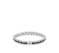 BOSS Bracelet à monogramme Double B avec finitions noires - Style ARCHER, HB1580890 Couleur argentée pcs.