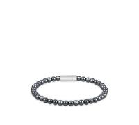 BOSS Jewelry Bracelet en Perles pour Homme Collection SPHERE BEADS en Acier Inoxydable avec Hématite Grise - 1580790M