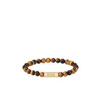 BOSS Jewelry Bracelet pour Homme Collection SPHERE STONES Avec pierres œil de tigre