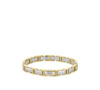 BOSS Bracelet deux tons à maillons en H avec fermoir à logo - Style NOLAN, HB1580793 Couleur dorée pcs.