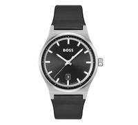 BOSS - Bracelet en cuir Cando - Homme - Gris