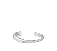 BOSS Bracelet jonc incurvé et argenté avec strass - Style LENA, HB1580777 Couleur argentée pcs.