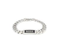 BOSS Bracelet 'KASSY' noir / argent, Taille One Size