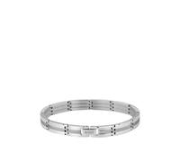 BOSS Bracelet ton argent à rayures avec fermoir à logo - Style BROOKS, HB1580803 Couleur argentée pcs.