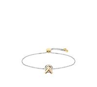 BOSS Bracelet tricolore avec breloque nœud - Style HARMONIE, HB1580772 Couleur argentée pcs.
