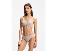 BOSS Brassière en dentelle ultra-douce avec plaque en or - Style PADDED SOFT_B LACE, 50566474 Beige clair L