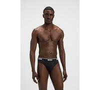 BOSS Brief 3P CO/EL Slips, Noir 1, XL (Lot de 3) Homme