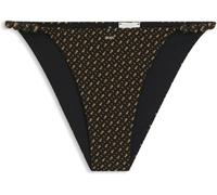 BOSS Brown All Over Print Briefs Bikini Bottoms