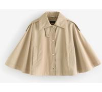 BOSS Brown Clari Cropped Trench Coat