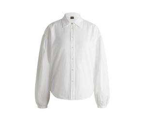 BOSS C_ Barby-1 Blouse, White100, M Femmes