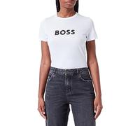 BOSS T-shirt 'C_Elogo_5' noir / blanc, Taille L