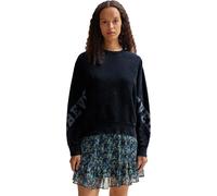 Boss - "C_Eprep" Sweat-shirt Logo pour femme GT370 (34 FR) (Bleu foncé)