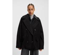 BOSS Caban Boxy à la texture bouclée - Style C_Cabani, 50548664 Noir 42