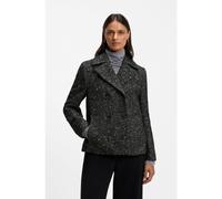 BOSS Caban Regular en tissu texturé - Style Caraza2, 50571294 Gris sombre 48