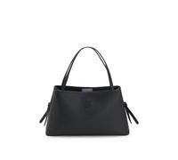 BOSS Cabas en similicuir grainé avec monogramme Double B - Style Anett NewShape Tote, 50567597 Noir pcs.