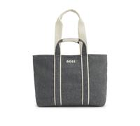 BOSS Cabas en tissu avec logo contrastant - Style Palmah TOTE WL, 50552483 Gris sombre pcs.