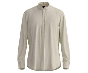 BOSS CAMICIA MANICHE LUNGHE UOMO BEIGE