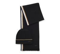 BOSS cap écharpe Henzo Set Black noir