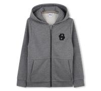 Boss - Cardigan À Capuche - Gris Chine - Garçon - 8 Ans