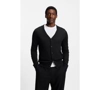 BOSS Cardigan à col V en laine - Style Mardon-L, 50476356 Noir XXL