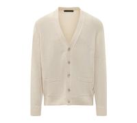 Boss - Cardigan col en V - Homme - Pulls - Beige - Taille: L