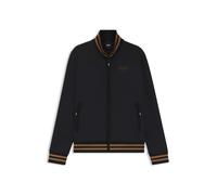 BOSS Cardigan d’équitation avec fermeture éclair et finitions à rayures - Style AVA FUNCTIONAL CARDIGAN, B7W1202 Noir XL