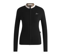 BOSS Cardigan d’équitation Slim côtelé - Style ADELE KNITWEAR CARDIGAN, B6W1001 Noir XL