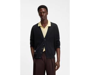 BOSS Cardigan en coton mélangé BOSS BY BECKHAM - Style Nivo_DB, 50563597 Bleu foncé XL