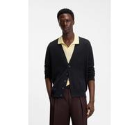 BOSS Cardigan en coton mélangé BOSS BY BECKHAM - Style Nivo_DB, 50563597 Bleu foncé XXL