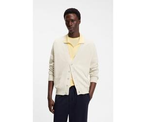 BOSS Cardigan en coton mélangé BOSS BY BECKHAM - Style Nivo_DB, 50563597 Naturel M